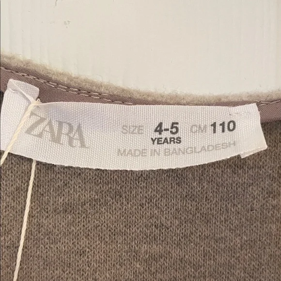 Zara Brown Knit Dress - Picture 2 of 4